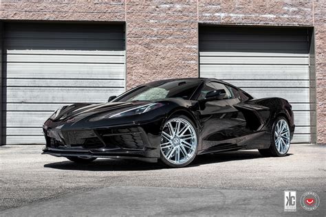 Wheel Front Aftermarket And Custom Wheels Gallery Black 2020 Chevrolet Corvette C8 Stingray