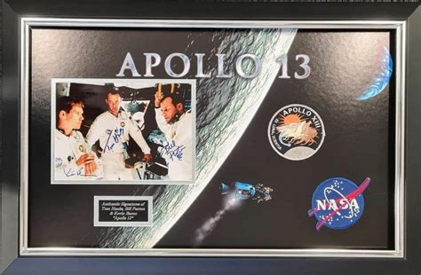 Tom Hanks Kevin Bacon Bill Paxton Apollo 13 Signed Montage Ebay