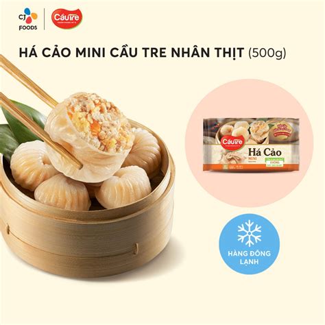 [Hỏa tốc HCM-HN] Bánh Há cảo Cầu Tre Mini - nhân Tôm Thịt 500g | Shopee ...