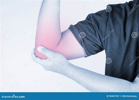 Elbow Injury In Humans Elbow Painjoint Pains People Medical Mono