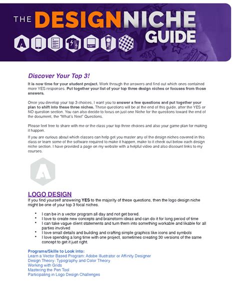 Solution Graphic Designer Niche Guide Studypool