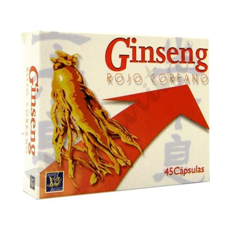 Ginseng Rojo Coreano 45 Cápsulas De 500mg De Ynsadiet Naturitas