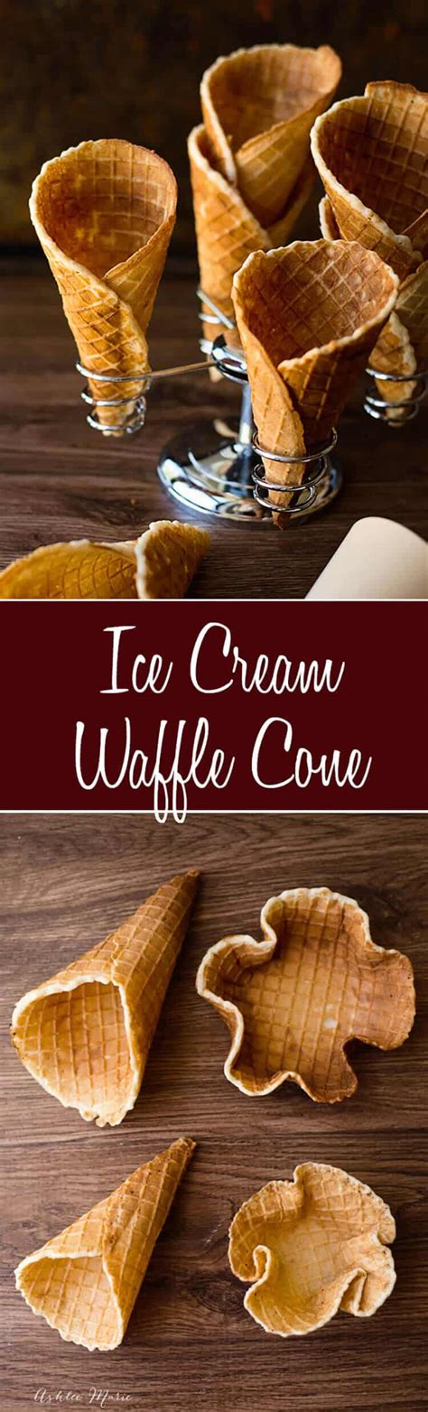 Homemade Waffle Cones And Bowls Ashlee Marie Real Fun With Real Food