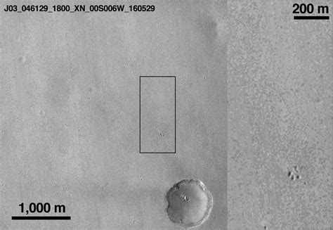 Signs of Schiaparelli Test Lander Seen From Orbit – NASA Mars Exploration