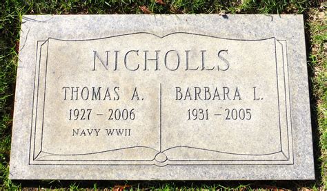 Thomas Alfred Nicholls 1927 2006 Find A Grave Memorial