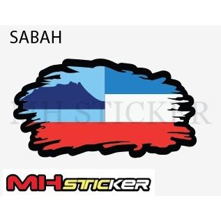 Malaysia State Flags Negeri Bendera Vinyl Cutting Potong Stickers