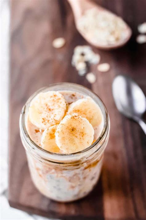 Peanut Butter And Banana Overnight Oats Delicious Little Bites