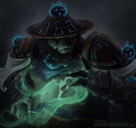 Artstation Pandaren Monk Wow Fanart