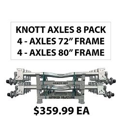 Boat Trailer Torsion Axles Made By Knott Autoflex