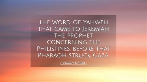 Jeremiah Web Desktop Wallpaper The Word Of Yahweh That Came To