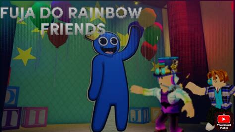 Joguei Rainbow Friends Pela Primeirs Vez No Roblox YouTube