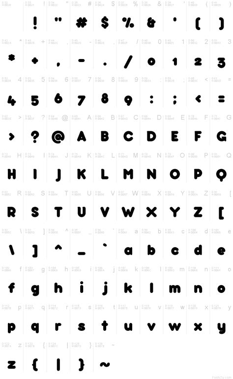 Bubbleboddy Fat Font