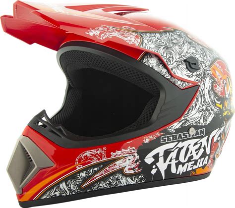 Kask Motocyklowy City Bike Kask Crossowy Lekki Na Enduro Quad Atv Cross