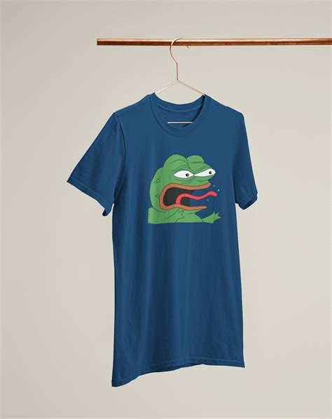 Angry Pepe Frog Meme Screaming/ Heavyweight Cotton Unisex T-shirt With ...