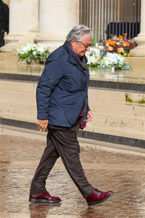 Photo Christian Clavier Obsèques de Michel Blanc en l église Saint