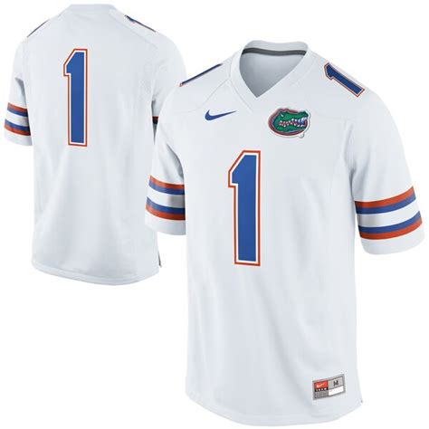 Nike Florida Gators #1 Game Football Jersey - White - Fanatics.com