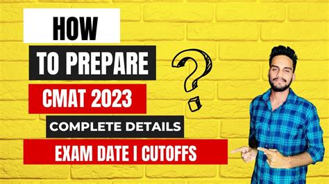 CMAT 2023 Complete Preparation Video I Syllabus I Exam Date I Cutoffs I