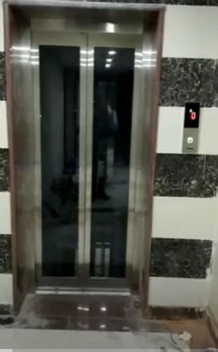 50hz Stainless Steel Lift Elevator Capacity 6 Persons Maximum Speed