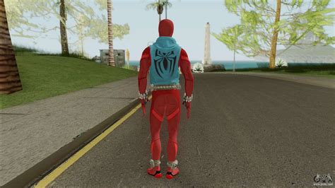 Spider-Man Scarlet Spider Suit (PS4) for GTA San Andreas