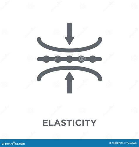 Elasticity Icon From Elasticity Collection Stock Vector Illustration