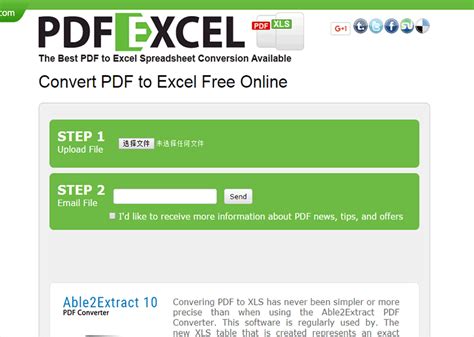 Top Online And Desktop Pdf To Excel Converters