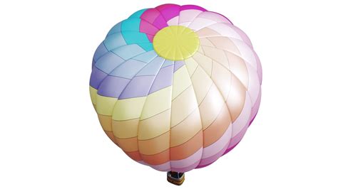 Hot Air Balloon Model D Model CGTrader