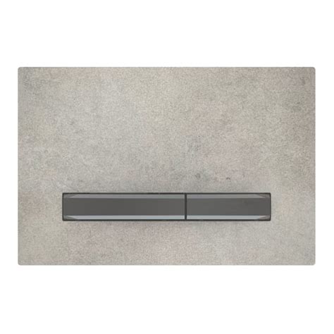 Geberit Sigma50 Actuator Plate For Dual Flush Metal Colour Black