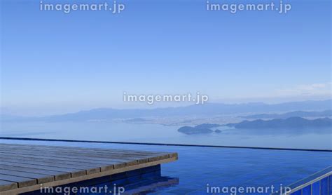 びわ湖テラスから眺める琵琶湖の風景、琵琶湖テラス、びわ湖バレイ、蓬莱山、琵琶湖バレイの写真素材 202536747 イメージマート