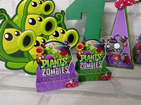 Moldes Kit Festa Plants Vs Zombies Arq Dig Elo