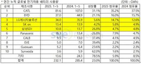 韓 배터리 3사 점유율 20도 못 지킬 위기