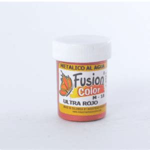 Pintura Al Frio Fusion Color X Ml Metalizado Rojo