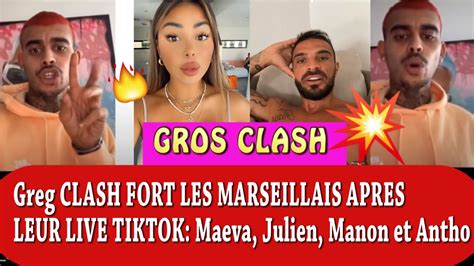 Gros Clash Entre Greg Les Marseillais Apres Un Live Tiktok Maeva