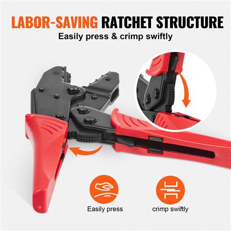 Mua Vevor Ratcheting Crimping Tool Set For Insulated Electrical