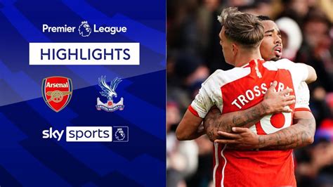 Arsenal 5 0 C Palace Match Report And Highlights