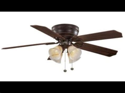 Hampton Bay Carriage House Ii Ceiling Fan In Andreas House Youtube