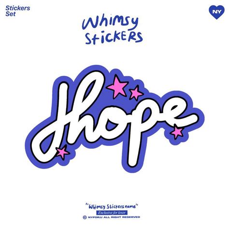 Whimsy Sticker Bts Ver Peanutopia