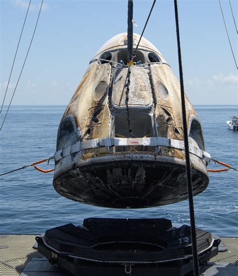 SpaceX Crew Dragon: stunning photos show capsule's historic landing