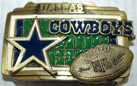 Dallas Cowboys Belt Buckle Vintage Official by MountainViewVintage