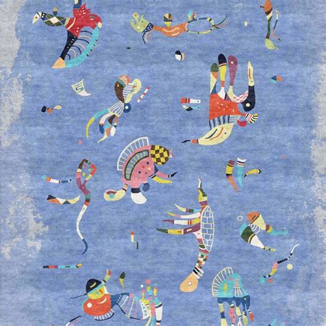 Wassily Kandinsky Sky Blue Rug Discover How The Bauhaus Influenced