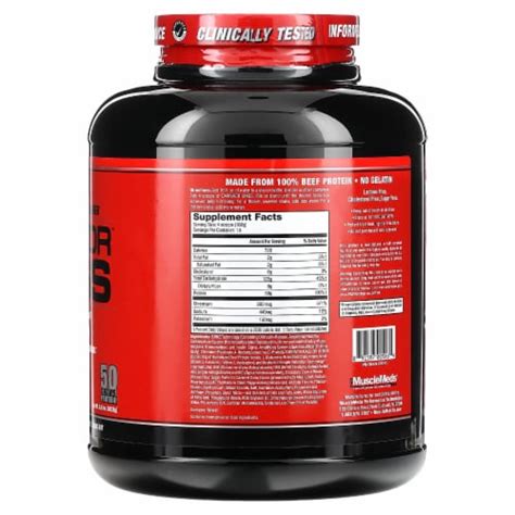 Musclemeds Carnivor Mass Anabolic Beef Protein Gainer Cookies And Cream 5