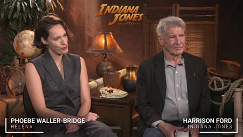 Indiana Jones 5 - Cast Interview With Harrison Ford And Phoebe Waller ...