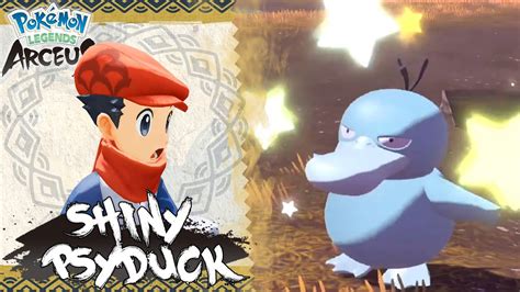 Shiny Psyduck Found Twice Shiny Living Dex Series In Pokemon Legends