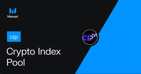 Crypto Index Pool Price, cip to USD, Research, News & Fundraising | Messari