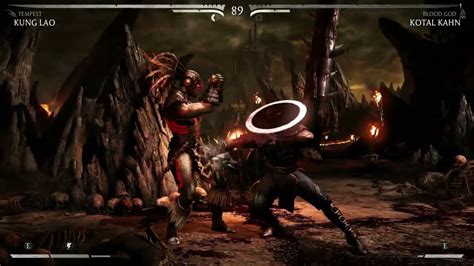 Mortal Kombat X Kung Lao Vs Kotal Kahn Hard Walkthrough RozZ99