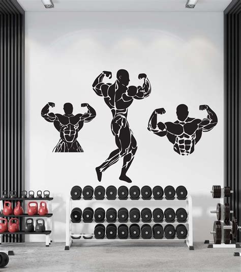 Gym Wall Decal,gym Wall Art,fitness Wall Quotes,crossfit Wall Sticker ...