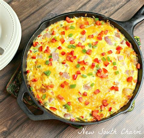 Oven Baked Western Omelette Recipe | Besto Blog