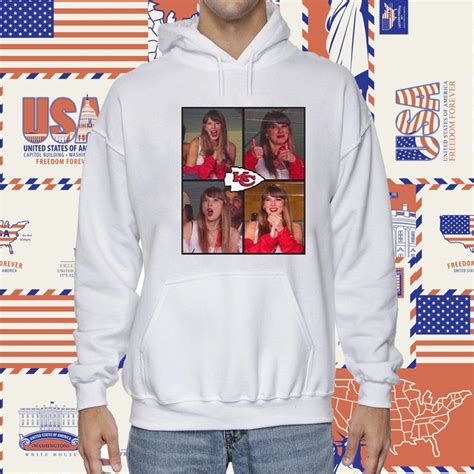 Taylor Swift Supports Travis Kelce at Chiefs Football Game 2023 T-Shirt