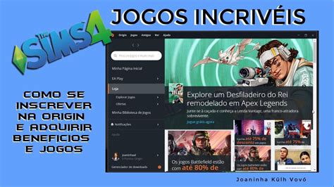 Baixe Gr Tis Jogos Incr Veis Como Criar Conta Na Origin E Explorar