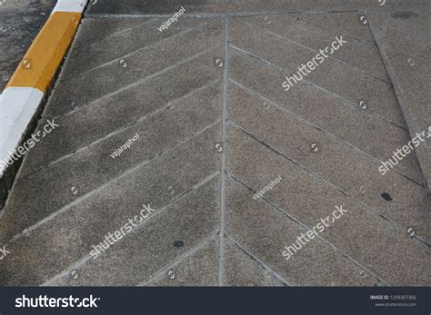 Stamped Texture On Surface Concrete Ramp Stock Photo 1299307366 ...