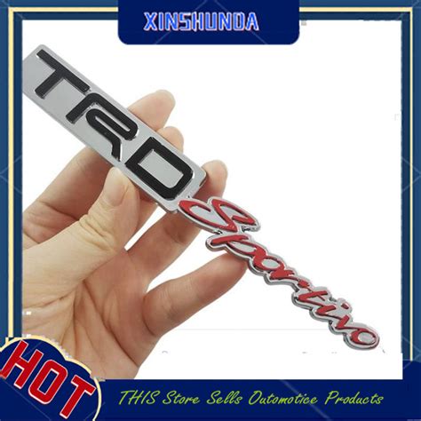 XSD 1 X ABS TRD Sportivo Logo Auto Car Decorative Emblem Badge Decal